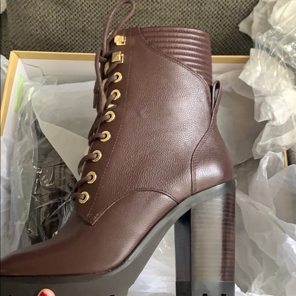 Michael kors lace up boots - Picture 2 of 3